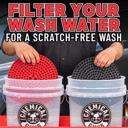 WASH AND GLOSS TWO-BUCKET METHOD DELUXE KIT W/LIDS