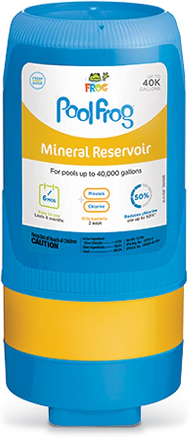 FROG Replacement Mineral Reservoir for use with Pool FROG Model 5400 and XL PRO Cyclers - Prefilled Mineral Cartridge for Quick & Easy Pool Sanitization