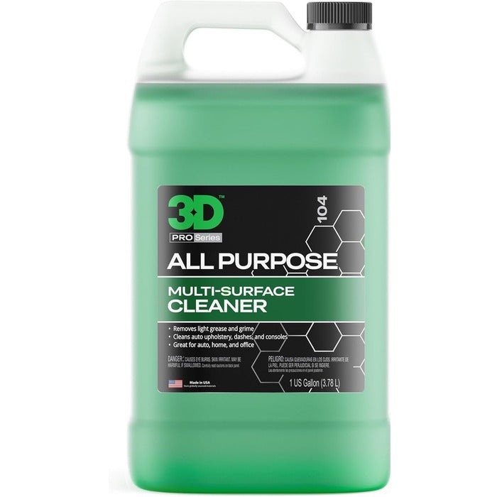 3D All Purpose Cleaner – High-Performance Interior & Exterior Car Cleaner - 1 Gallon