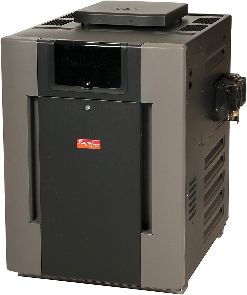 Raypak Digital 266,000 BTU, Natural Gas, Pool Heater for 2,000'-6,000' Elevation