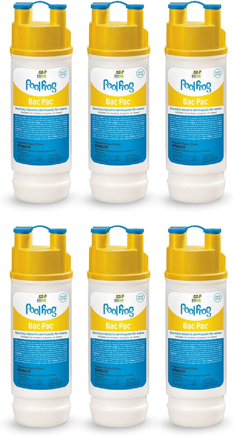 FROG Bac Pac Replacement Chlorine Cartridges for use with Pool FROG Model 5400 and 6100 Cyclers