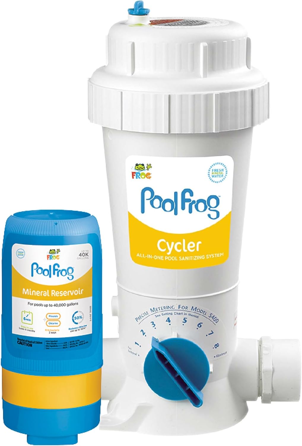 FROG @Ease Floating System for Swim Spas with 1 Pack of FROG Kick-It - Quick & Easy Self-Regulating Swim Spa Sanitizer - Swim Spa Maintenance System with Sanitizing Minerals & SmartChlor Technology