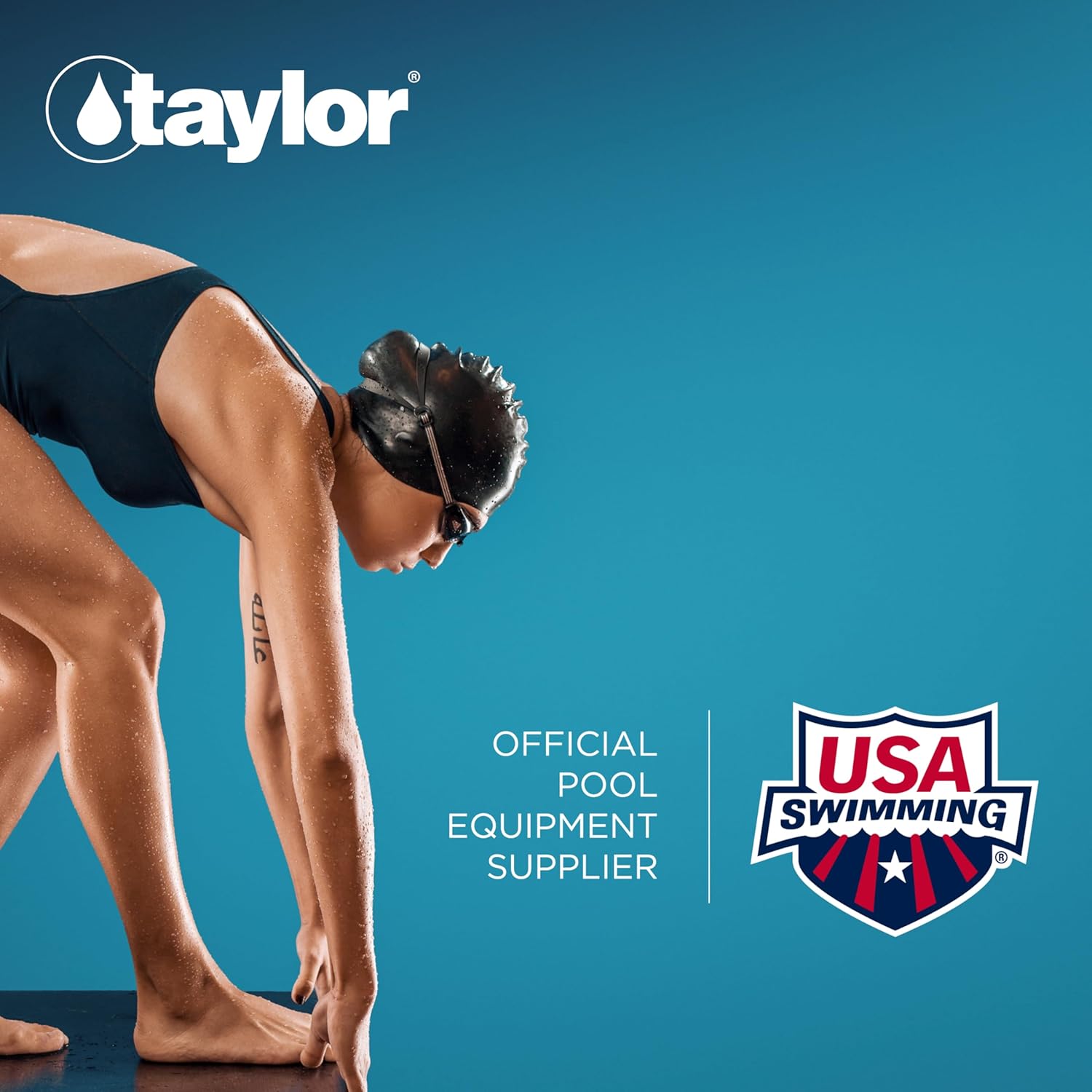 Taylor S-1402, 4-in-1 Pool and Spa Test Strips for Bromine, pH, Total Alkalinity & Total Hardness, 50 Test Strips, Quick & Easy Water Testing | Made in The USA