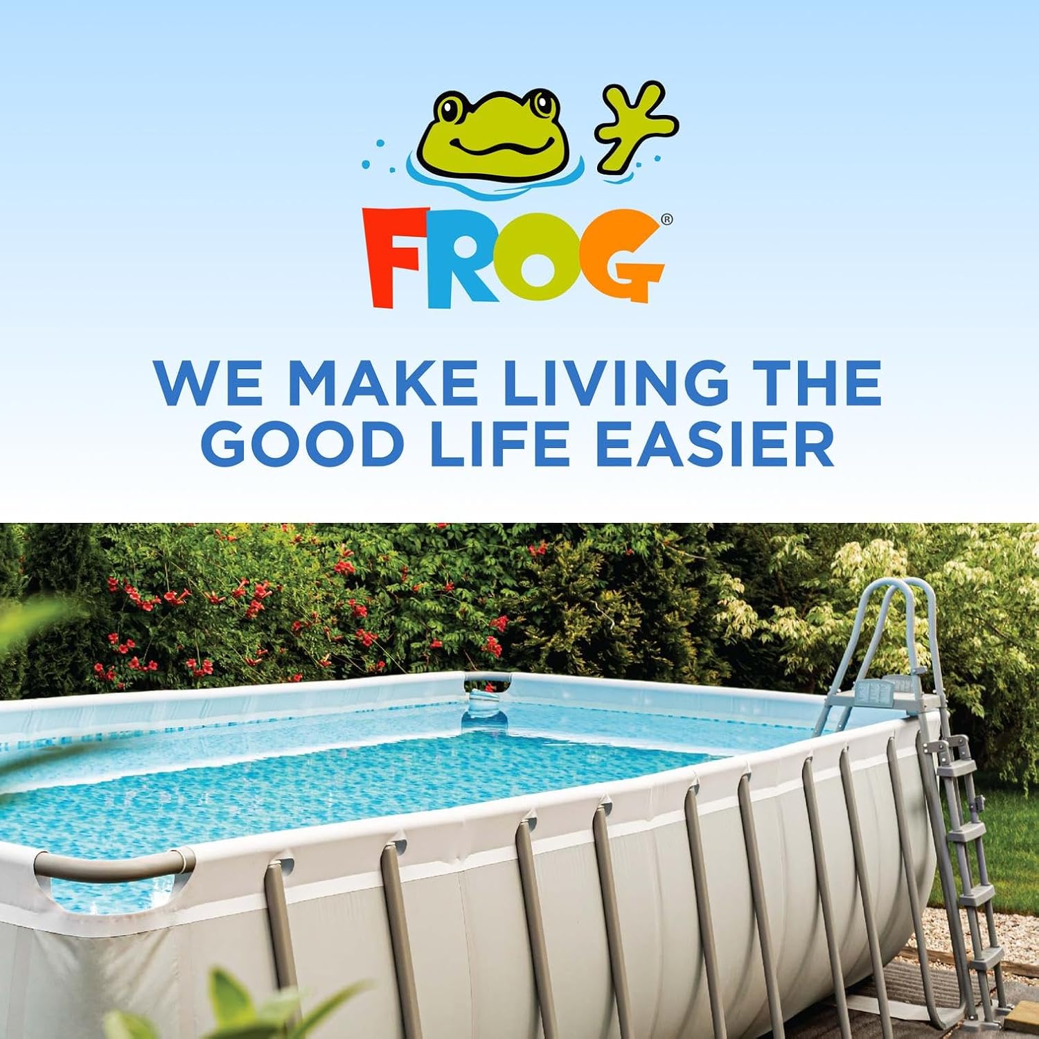 FROG Replacement Chlorine Cartridges for use with Flippin’ FROG Floating Sanitizer System - Prefilled Cartridges Support Easy Pool Maintenance and Cleaner & Clearer Water - 4 Pack