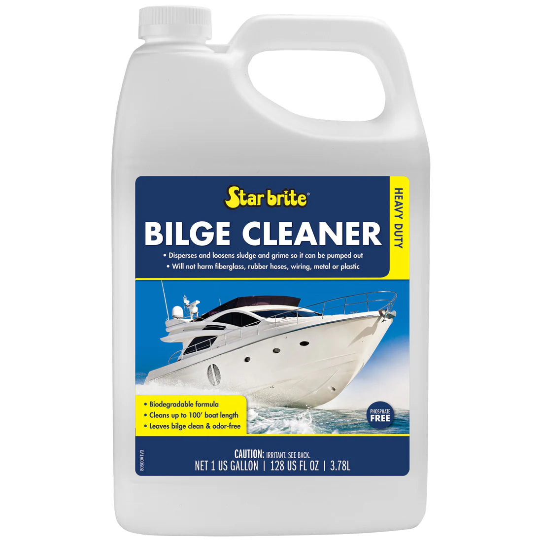 Heavy Duty Bilge Cleaner - Emulsifies Oil, Fuel, Grease | 1 Gallon