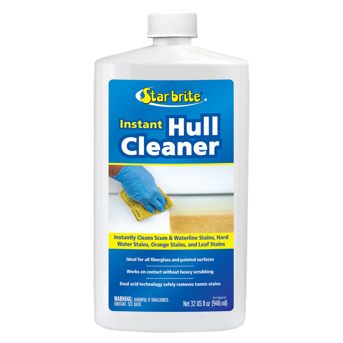 Instant Hull Cleaner - Wipe On, Rinse Off Formula | 32oz