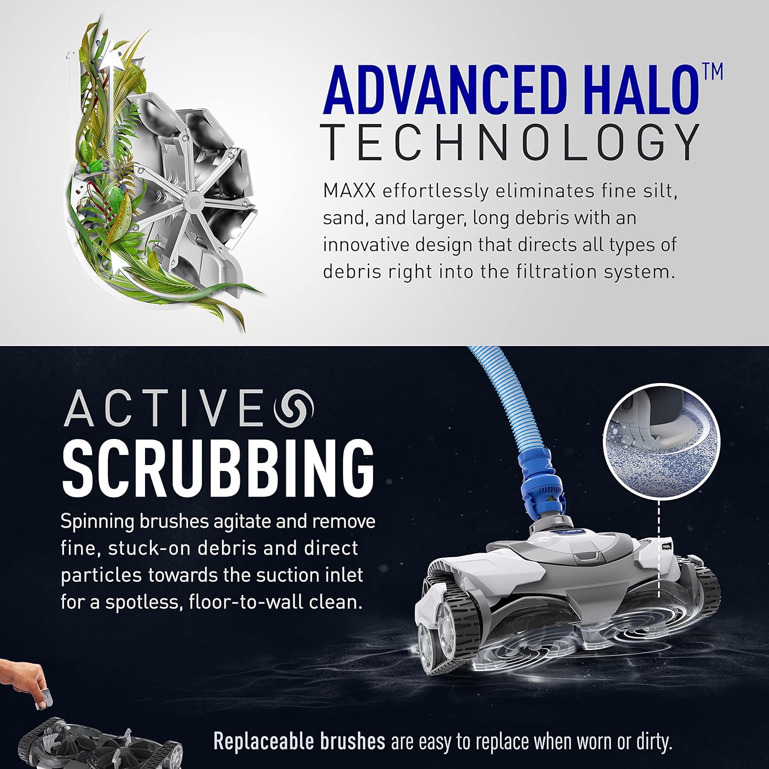Polaris MAXX Premium Suction-Side Automatic Pool Cleaner for All In-Ground Pool Surfaces