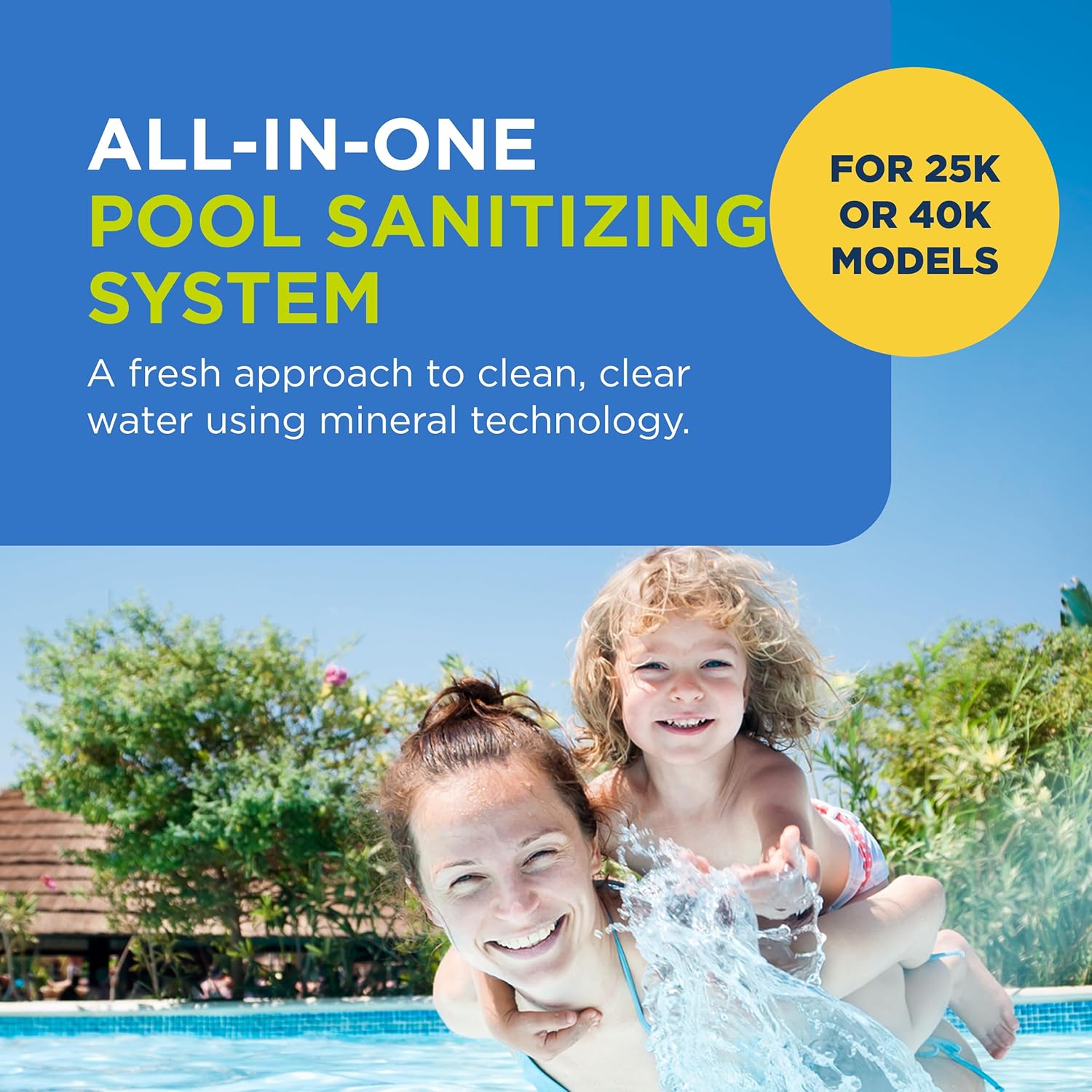 FROG Bac Pac Replacement Chlorine Cartridge for use with Pool FROG Model 5400 and 6100 Cyclers - Prefilled for Easy & Convenient Pool Sanitizing & Water Care - 1 Pack