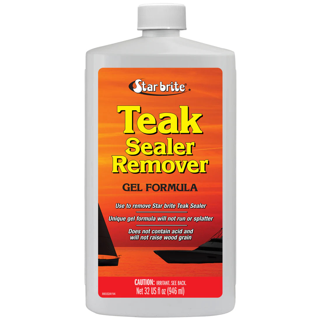 Gel Teak Cleaner & Restorer – Citrus Scent, Biodegradable Formula | 32oz