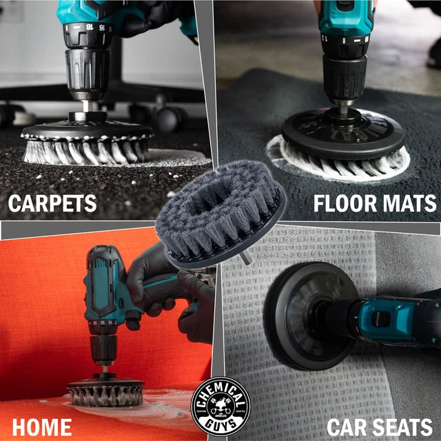 CHEMICAL GUYS SPINNER MULTI-SURFACE DRILL BRUSH HEAVY DUTY