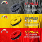 CHEMICAL GUYS SPINNER CARPET DRILL BRUSH, MEDIUM DUTY