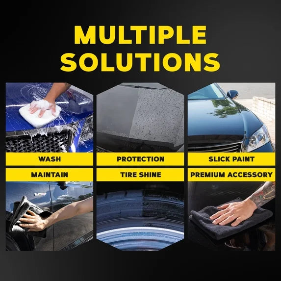 Meguiar’s Hybrid Ceramic Starter Kit, Includes Car Wash, Wax, Detailer, & Tire Shine