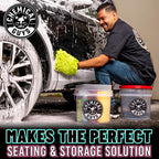 WASH AND GLOSS TWO-BUCKET METHOD DELUXE KIT W/LIDS