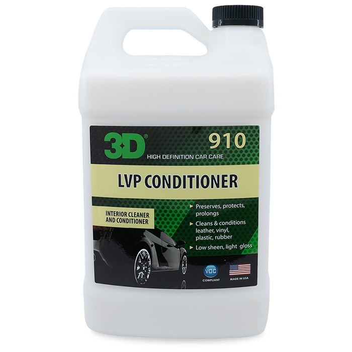 3D LVP Conditioner A protectant for Leather, Vinyl, and Plastic to prevent drying and cracking. - 1 Gallon