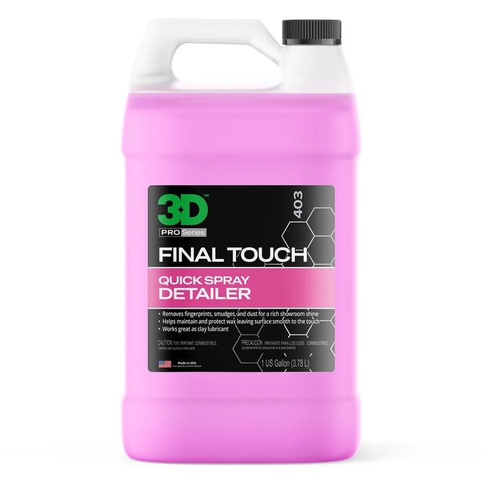 3D Final Touch Quick Spray Detailer - 1 Gallon