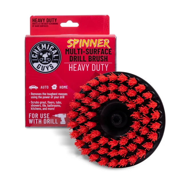 CHEMICAL GUYS SPINNER MULTI-SURFACE DRILL BRUSH, LIGHT DUTY