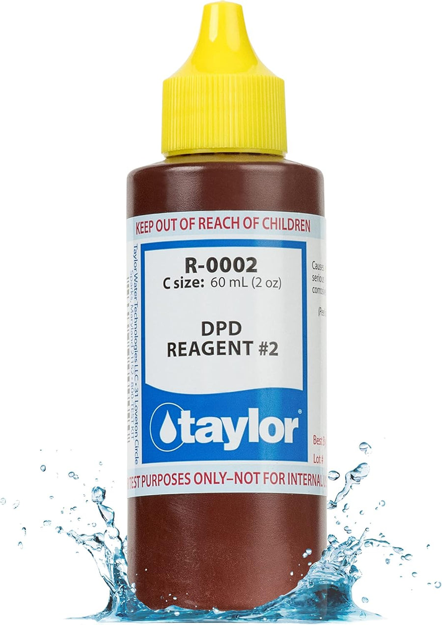 Taylor Technologies R-0002-C, Taylor Tech No.2 Reagent DPD Liquid for Swimming Pool, 2-Ounce, As Shown