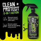 Boat Juice Necessity Boat Cleaner Kit | Exterior Water Spot Remover, Interior Seat & Vinyl Cleaner, 2 Microfiber Towels | Boat Cleaning & Detailing Kit, Marine Accessories | Made in USA (Kit)