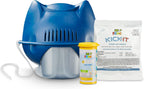 FROG @Ease Floating System for Swim Spas with 1 Pack of FROG Kick-It - Quick & Easy Self-Regulating Swim Spa Sanitizer - Swim Spa Maintenance System with Sanitizing Minerals & SmartChlor Technology