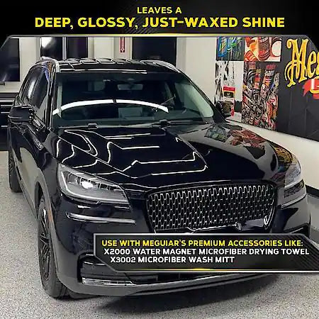 Meguiars Ultimate Car Wash and Wax, Hybrid Glossy Shine and Protection, 48 oz.