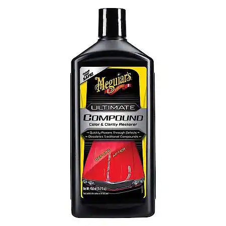 Meguiars Ultimate Compound - Removes Oxidation, Swirl Marks, and Scratches, 15.2 oz.