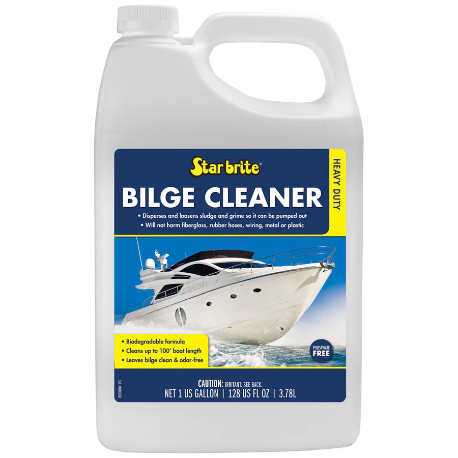Heavy Duty Bilge Cleaner - Emulsifies Oil, Fuel, Grease | 1 Gallon