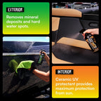 Boat Juice Luxury Kit - Boat Cleaning Kit includes Exterior Boat Cleaner, Interior Boat Cleaner, Extreme Water Spots Remover, Protection Ceramic Coating, Boat Glass Cleaner