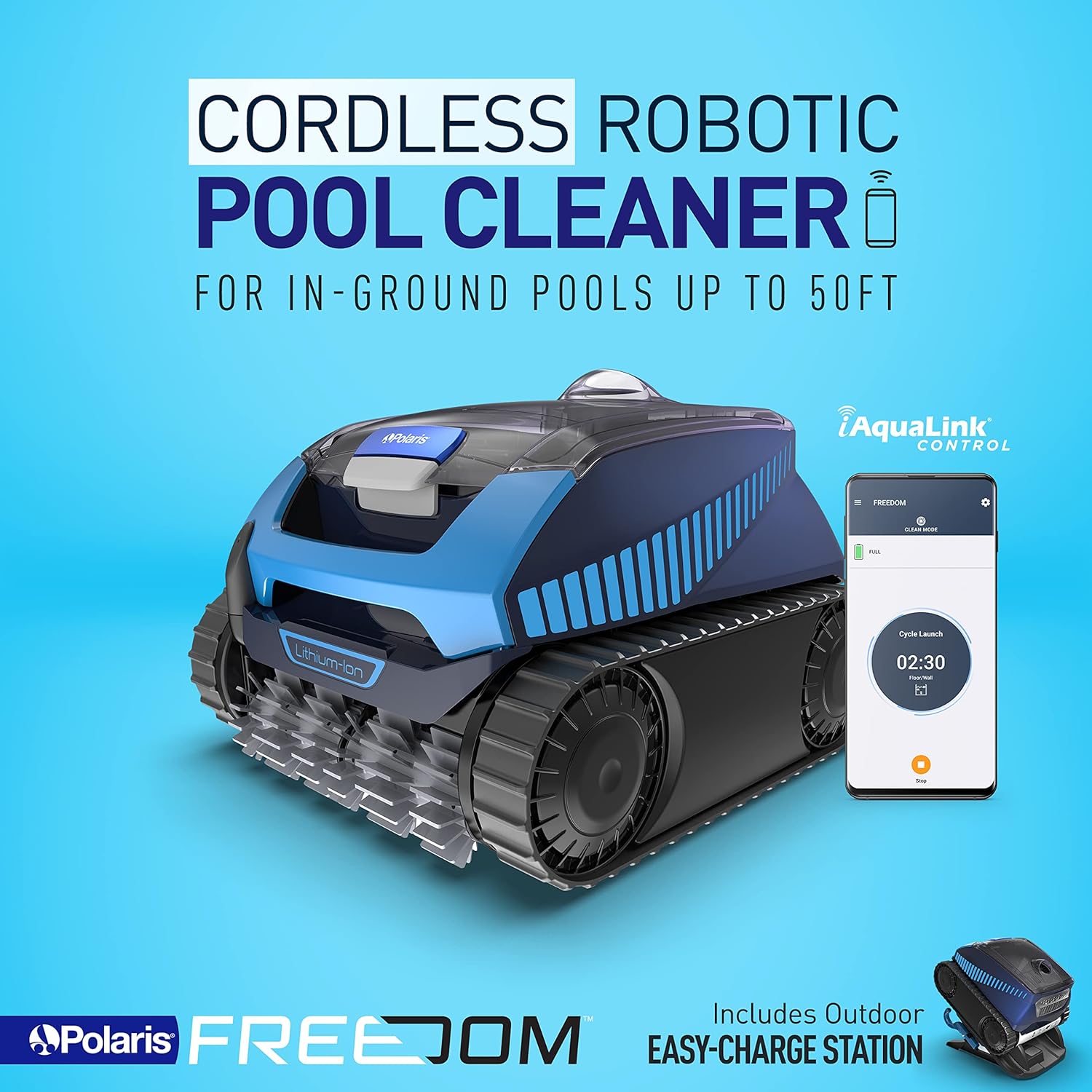 Polaris Freedom Cordless Robotic Pool Cleaner