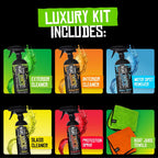 Boat Juice Luxury Kit - Boat Cleaning Kit includes Exterior Boat Cleaner, Interior Boat Cleaner, Extreme Water Spots Remover, Protection Ceramic Coating, Boat Glass Cleaner