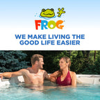 FROG @Ease Floating System for Swim Spas with 1 Pack of FROG Kick-It - Quick & Easy Self-Regulating Swim Spa Sanitizer - Swim Spa Maintenance System with Sanitizing Minerals & SmartChlor Technology