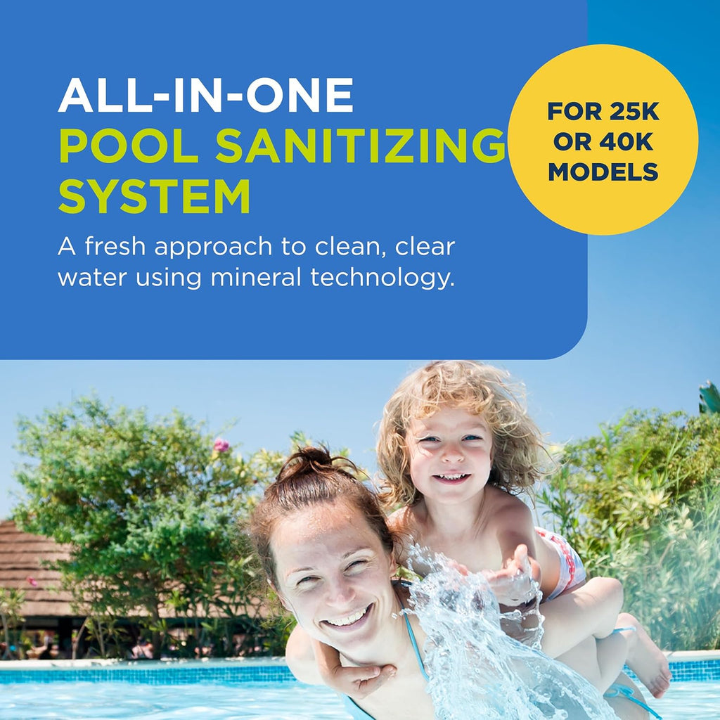 FROG Bac Pac Replacement Chlorine Cartridge for use with Pool FROG Model 5400 and 6100 Cyclers - Prefilled for Easy & Convenient Pool Sanitizing & Water Care - 1 Pack