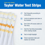 Taylor S-1451 Service Pro Test Strips for Free Chlorine, Total Chlorine/Bromine, pH, & Total Alkalinity, 100 Test Strips, Quick and Easy to use Made in The USA