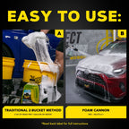 Meguiar’s Hybrid Ceramic Starter Kit, Includes Car Wash, Wax, Detailer, & Tire Shine