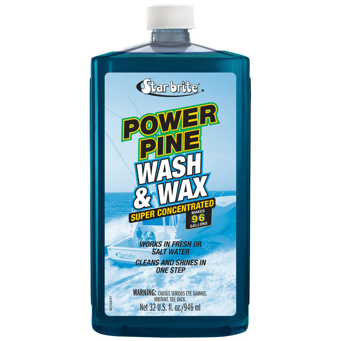 Power Pine Wash & Wax - Concentrated Marine Grade Formula | Quart