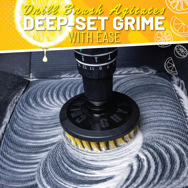 FABRIC CLEANING DRILL BRUSH KIT