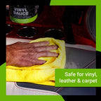 Bling Sauce VINYL SAUCE Professional Vinyl, Leather and Upholstery Cleaner, 20 oz.
