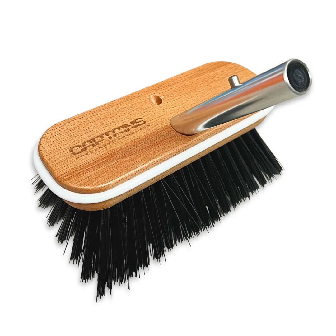 Boat Brush with Handle - Hard Bristle