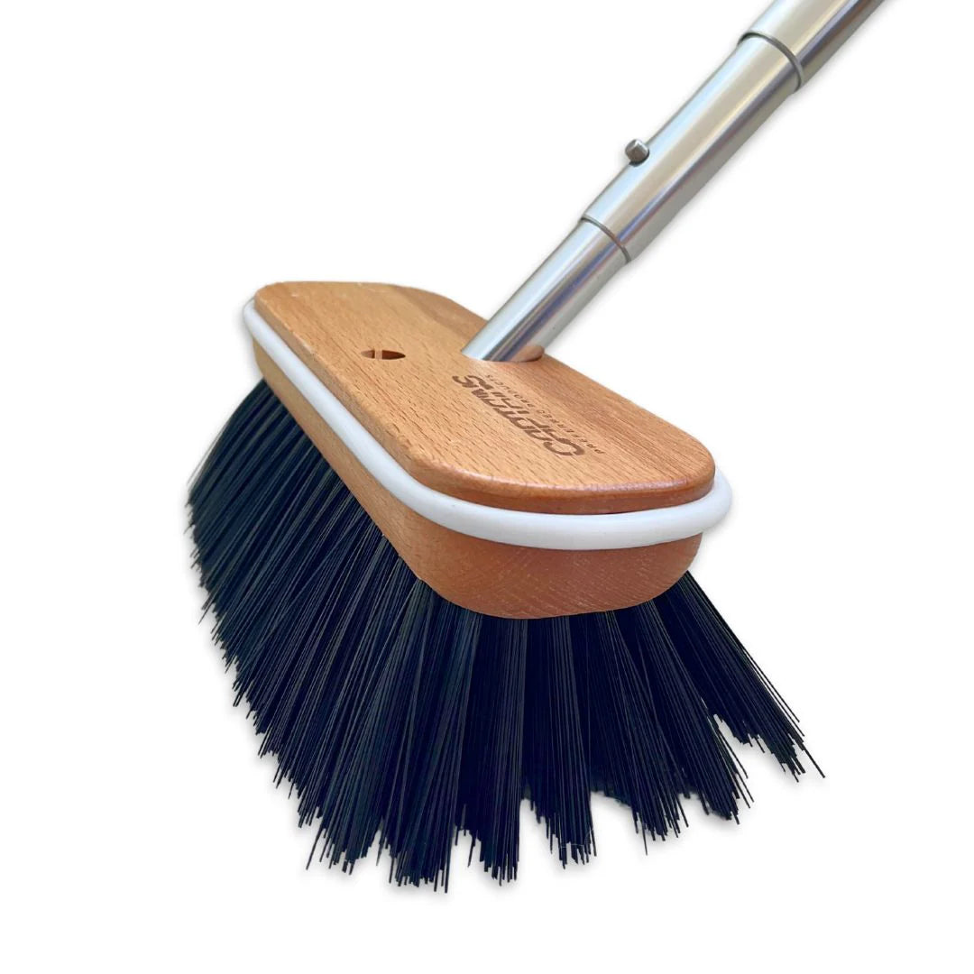 Boat Brush with Handle - Hard Bristle