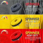 CHEMICAL GUYS SPINNER MULTI-SURFACE DRILL BRUSH, LIGHT DUTY