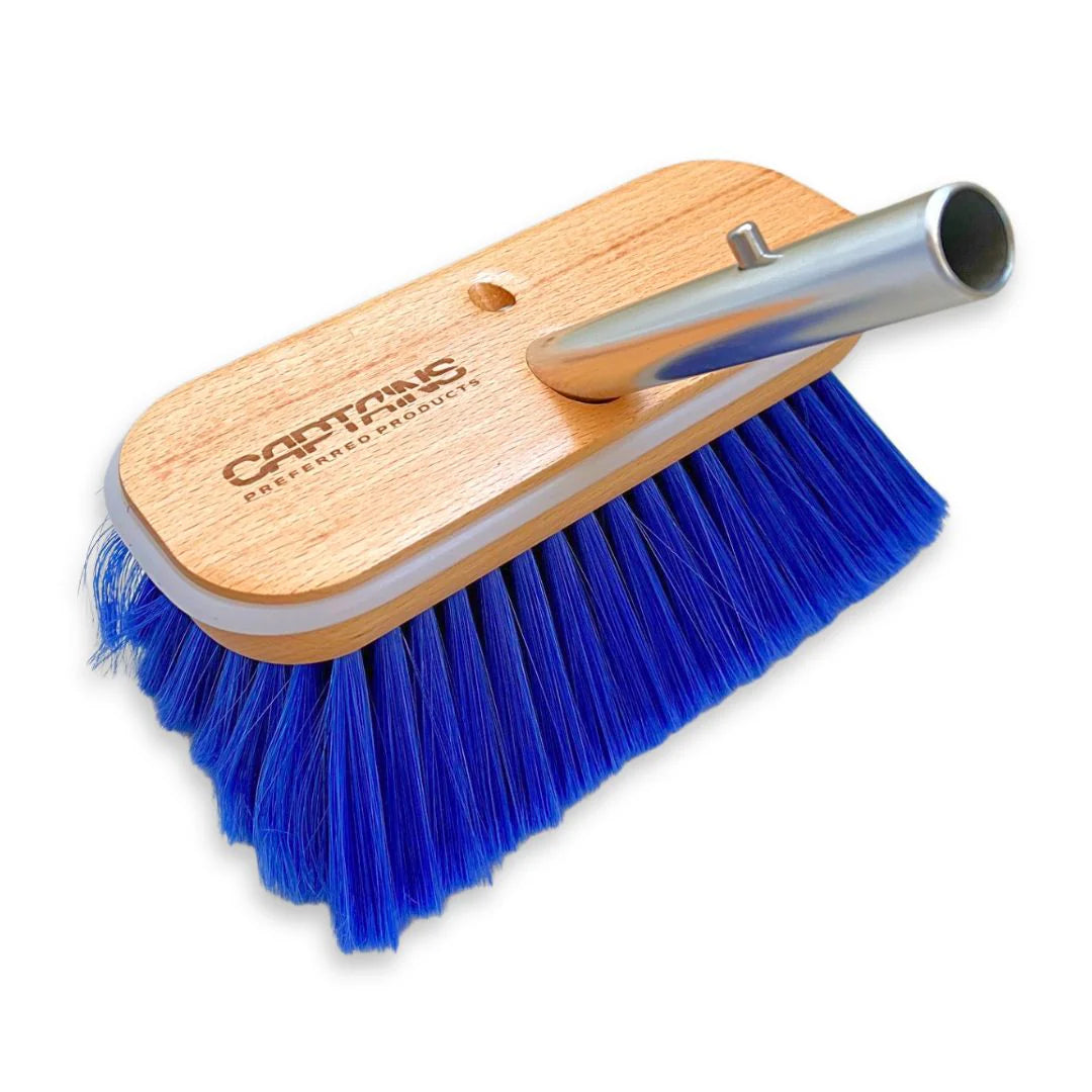 Boat Brush with Handle - Super-Soft Bristle
