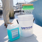 Boat Brush with Handle - Medium Bristle