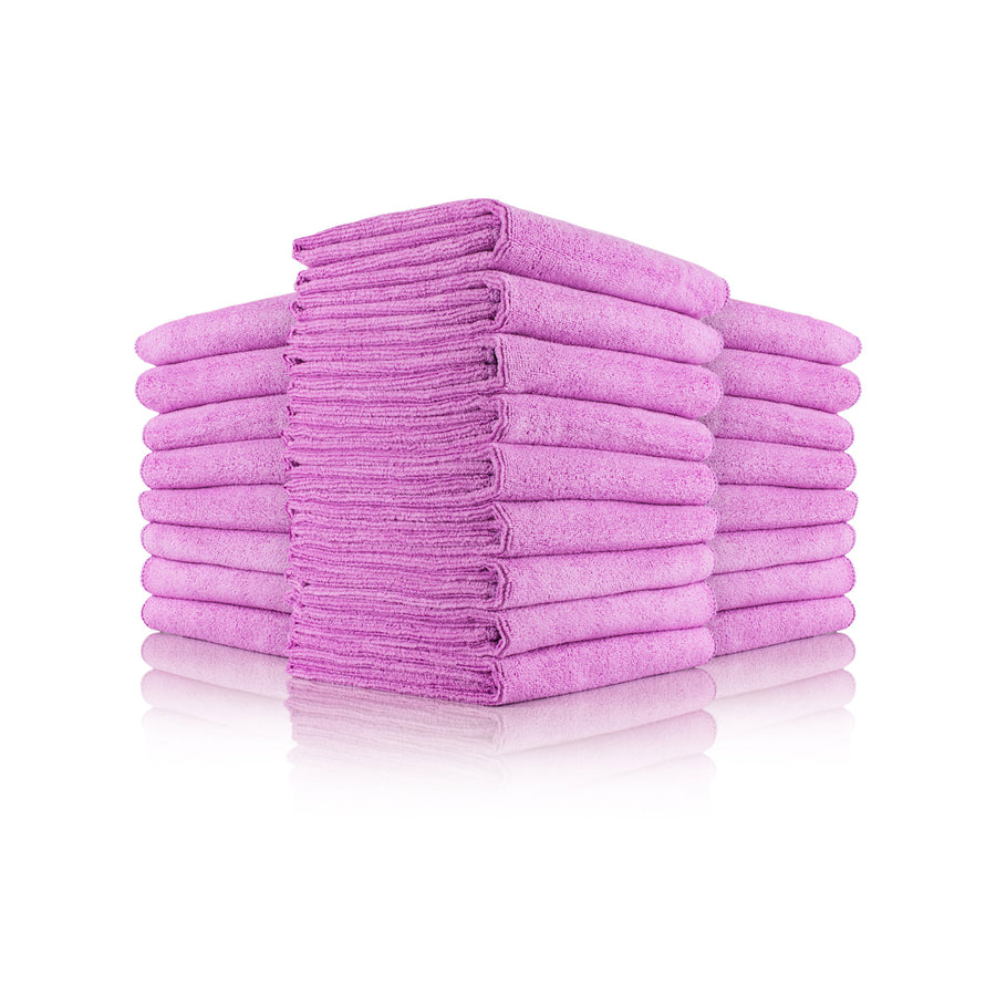 The Rag Company 16" x 27" Car Wash Towel - 25 Pack (Lavender)