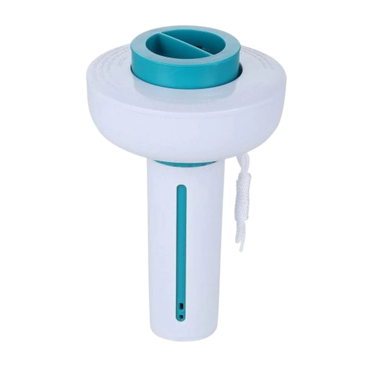 Floating chlorine dispenser for pool