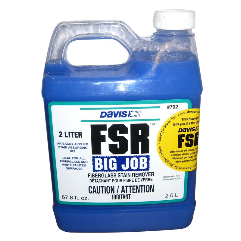 Davis FSR Big Job Fiberglass Stain Remover - 2 Liter