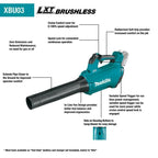 Makita 18V LXT Lithium-Ion Brushless Cordless Blower Kit (4.0Ah)