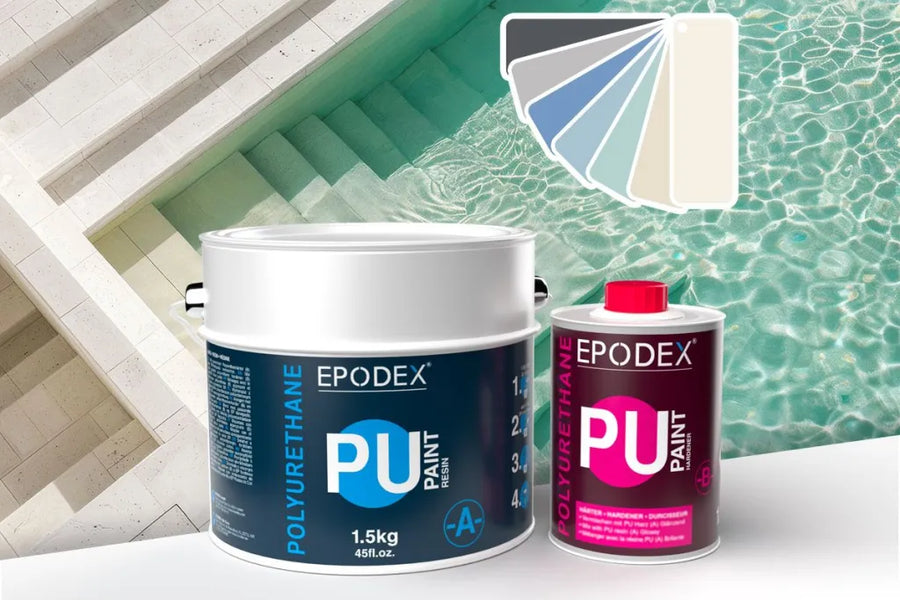 Swimming Pool Paint & Pool Deck Paint | 2K PU Paint - Pastel Blue