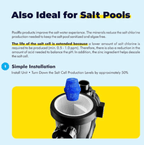 PoolRX+ 331001 Pool Unit, 7.5K–20K Gallons, Blue/White with Silver